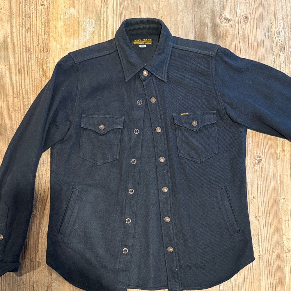 Men's Navy Shirt Jacket